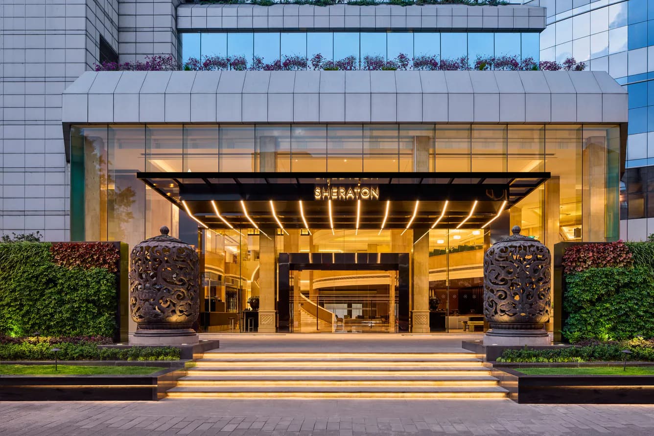 Mihoray chengdu sheraton hotel lighting lighting project